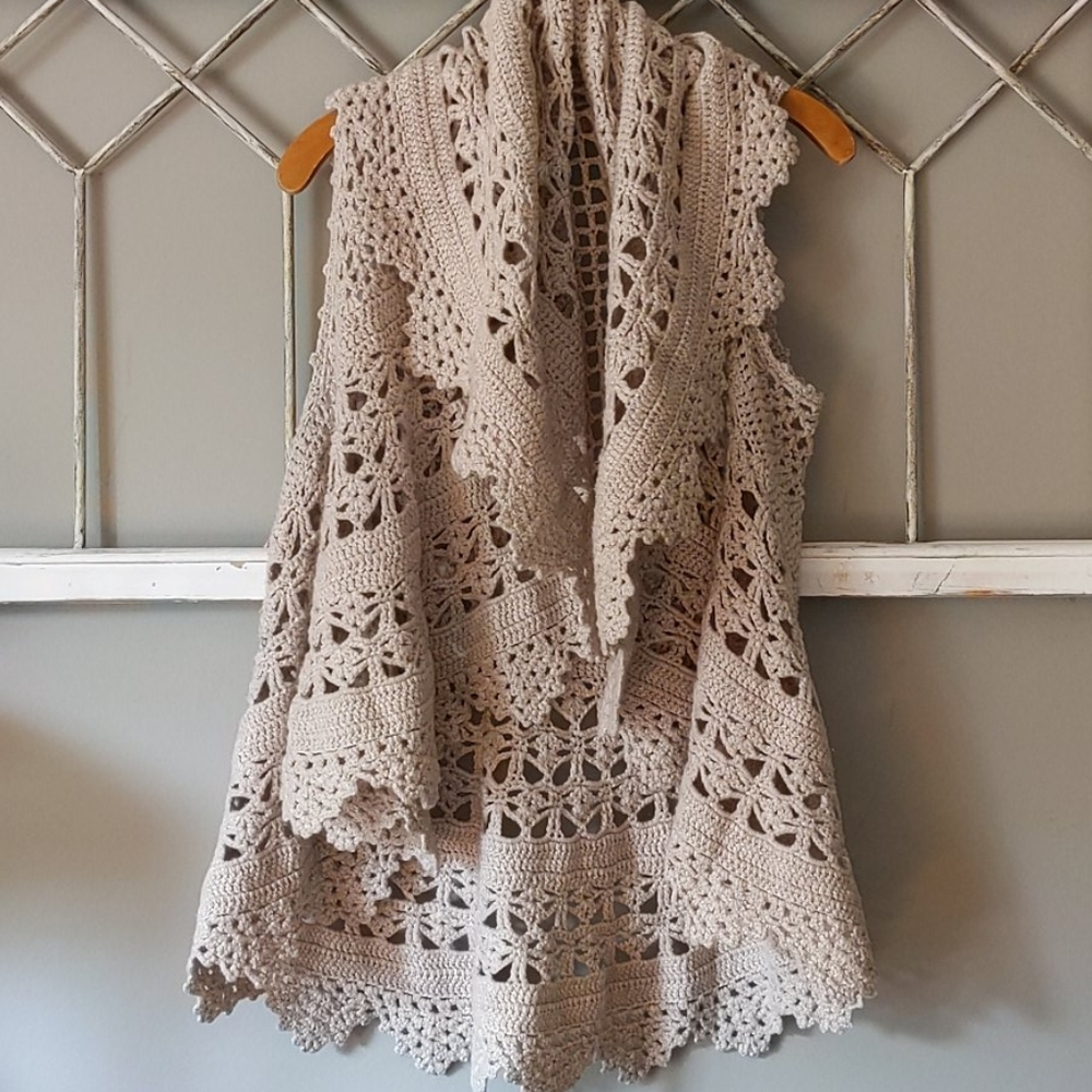 Anthropologie Angel of the North wrap sweater